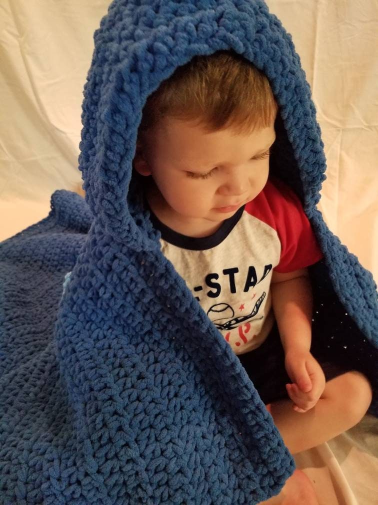 Dinosaur Hooded Blanket Etsy