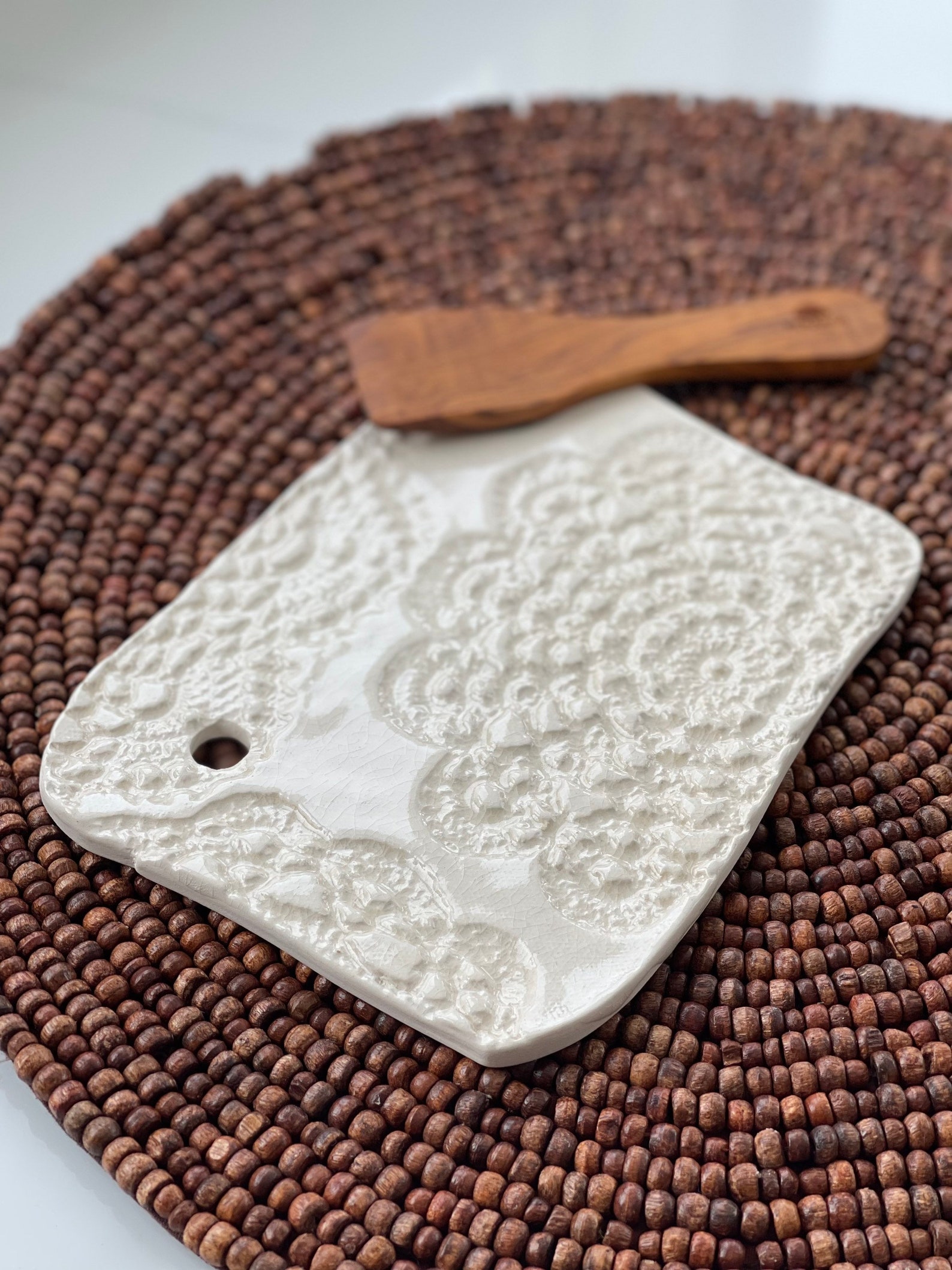 Handmade Ceramic Kitchen Cheese Board Kitchen Everyday Etsy