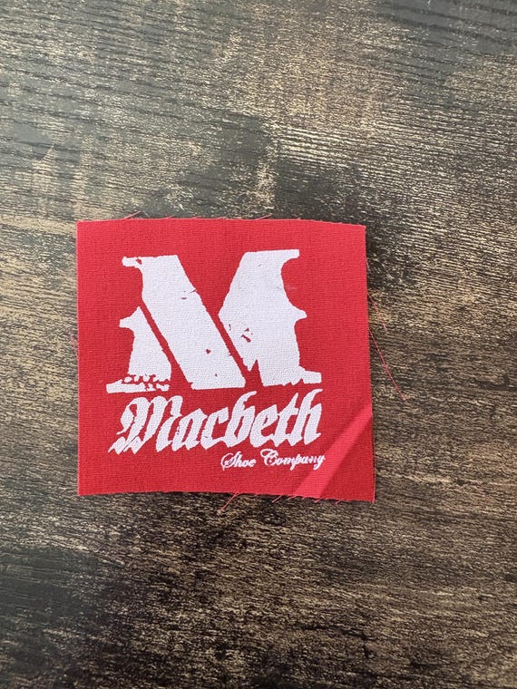 Macbeth Shoe Company original canvas patch