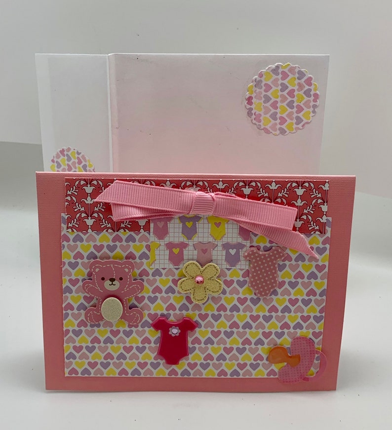 Congratulations Baby Girl Greeting Card with Matching Lined Envelope