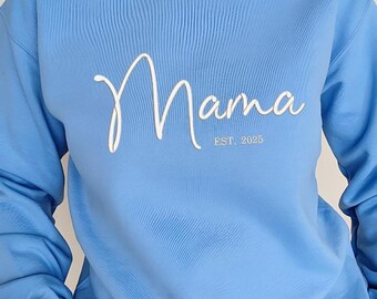 Custom Embroidery Sweatshirt and Hoodie - Custom Mama Shirt
