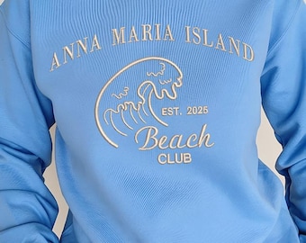Custom Embroidery Sweatshirt and Hoodie - Island Beach Club
