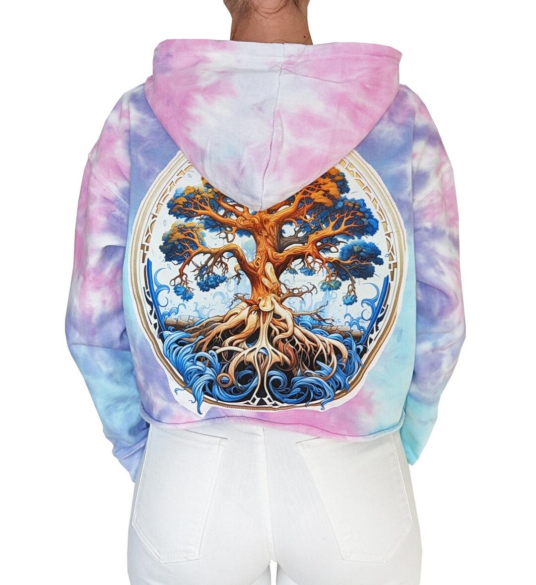 Bowie Ancient Tartan Hoodie - Tree Of Life