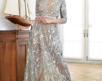 Boho Evening Dress - Etsy
