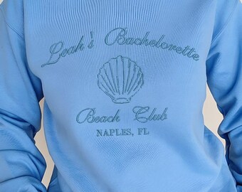 Custom Embroidery Sweatshirt and Hoodie - Custom Bachelorette Shirt