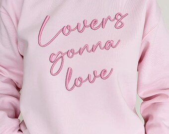 Personalized Embroidery Sweatshirt and Hoodie - Lovers Gonna Love