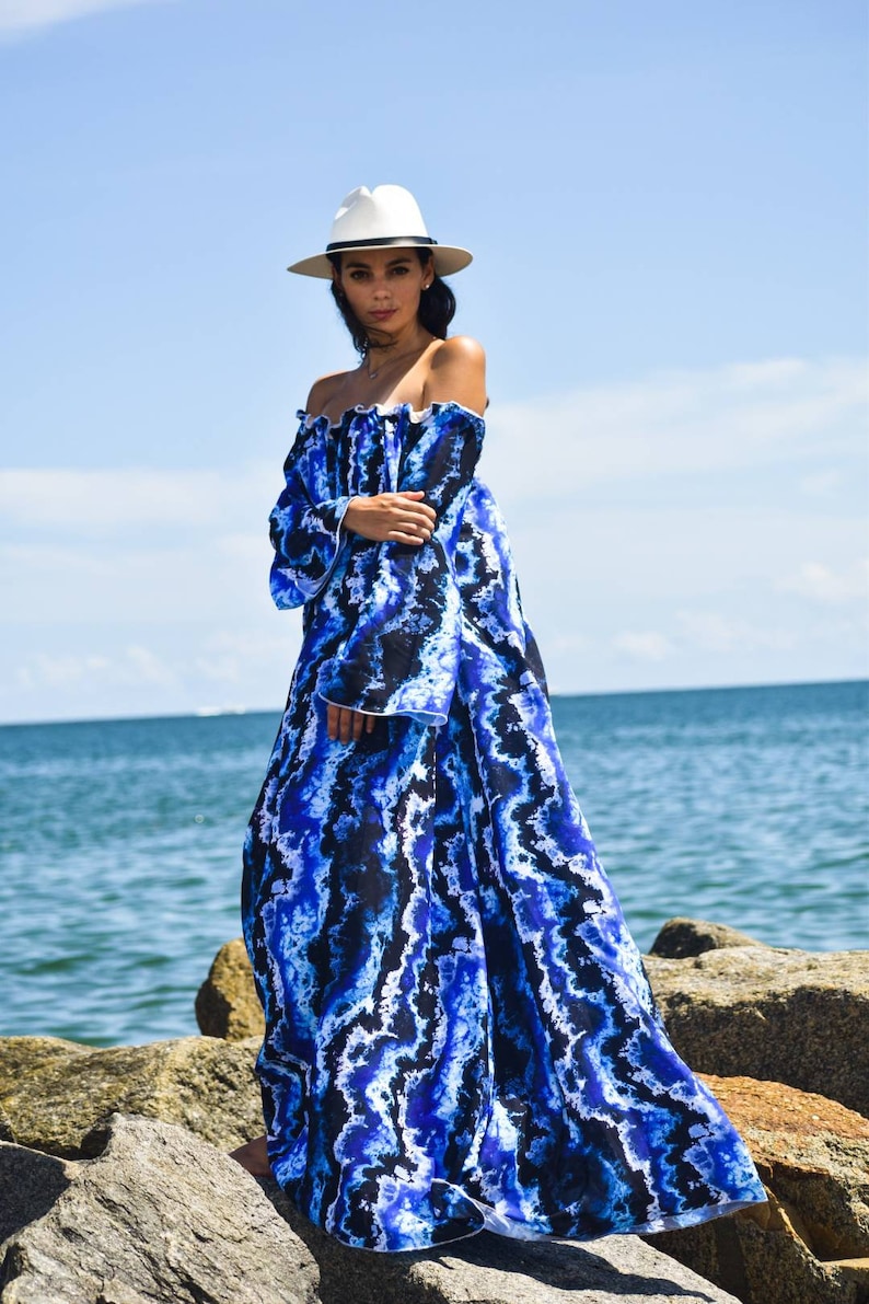 Plus Size Maxi Dress Photoshoot Dresses Bohemian Baby Shower Dress Long Sleeve Dress Boho Floral Flowy Dress Off The Shoulder Dress Women S Clothing Clothing Bigfood Co Il