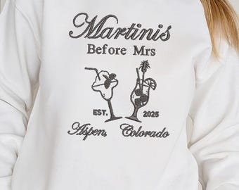 Embroidery Custom Sweatshirt and Hoodie - Colorado Martinis