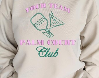Unisex Pickleball Club Shirt Custom Embroidery Pickleball Sweatshirt and Hoodie - Your Team