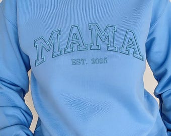 Custom Embroidery Sweatshirt and Hoodie - Mama Custom Shirt