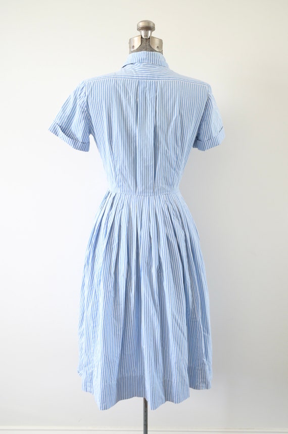 1950s Tailored by Nan Buntly New York Blue White … - image 8
