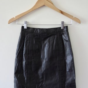 1980s I.O.U. Leather Skirt and Bustier Separates Set - Etsy