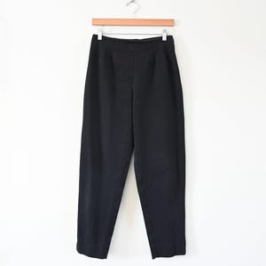 Vintage Black Cotton Twill Pants - Etsy