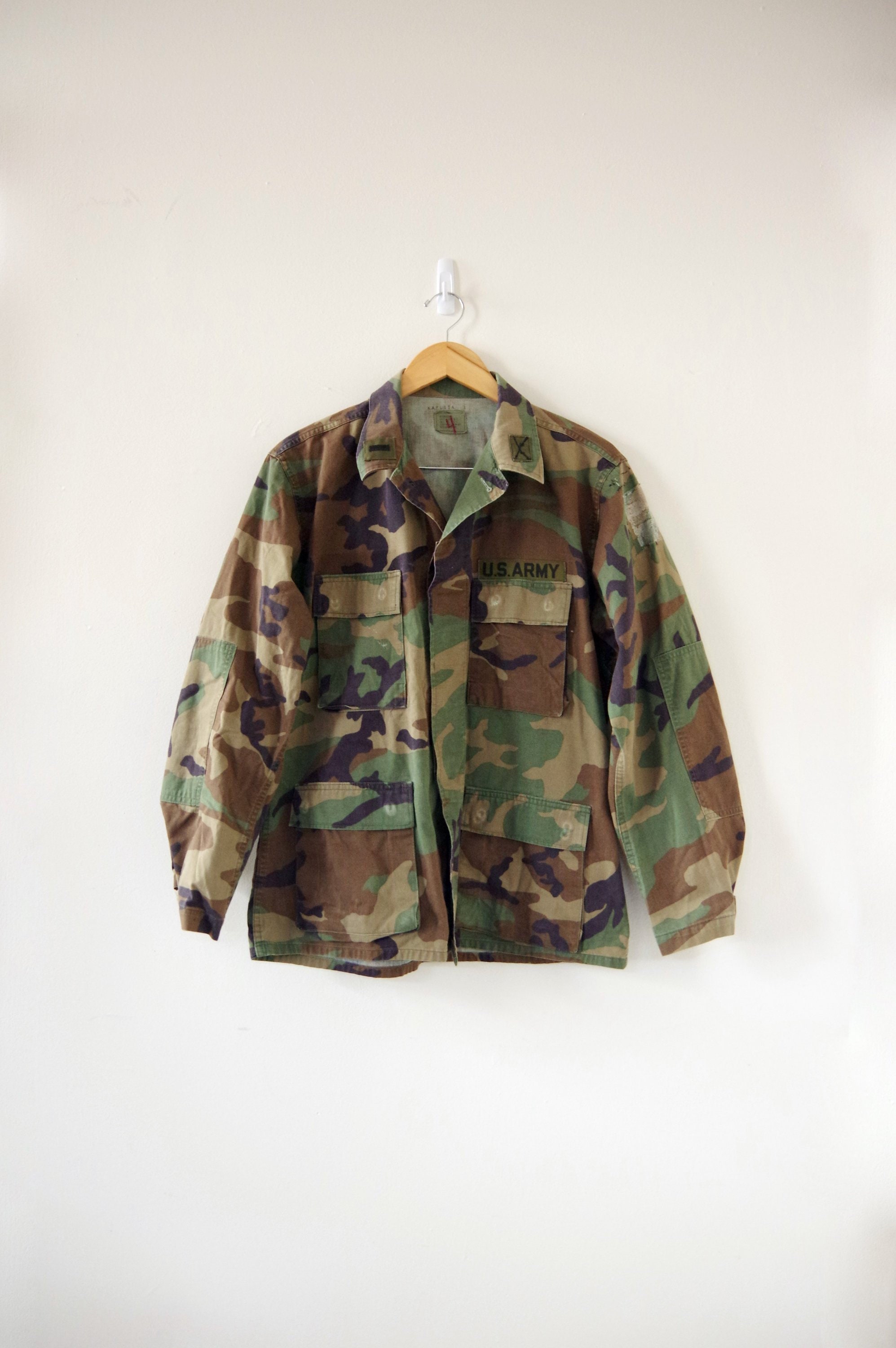 1990 Edgar Industries Inc Combat Coat Woodland Camouflage - Etsy