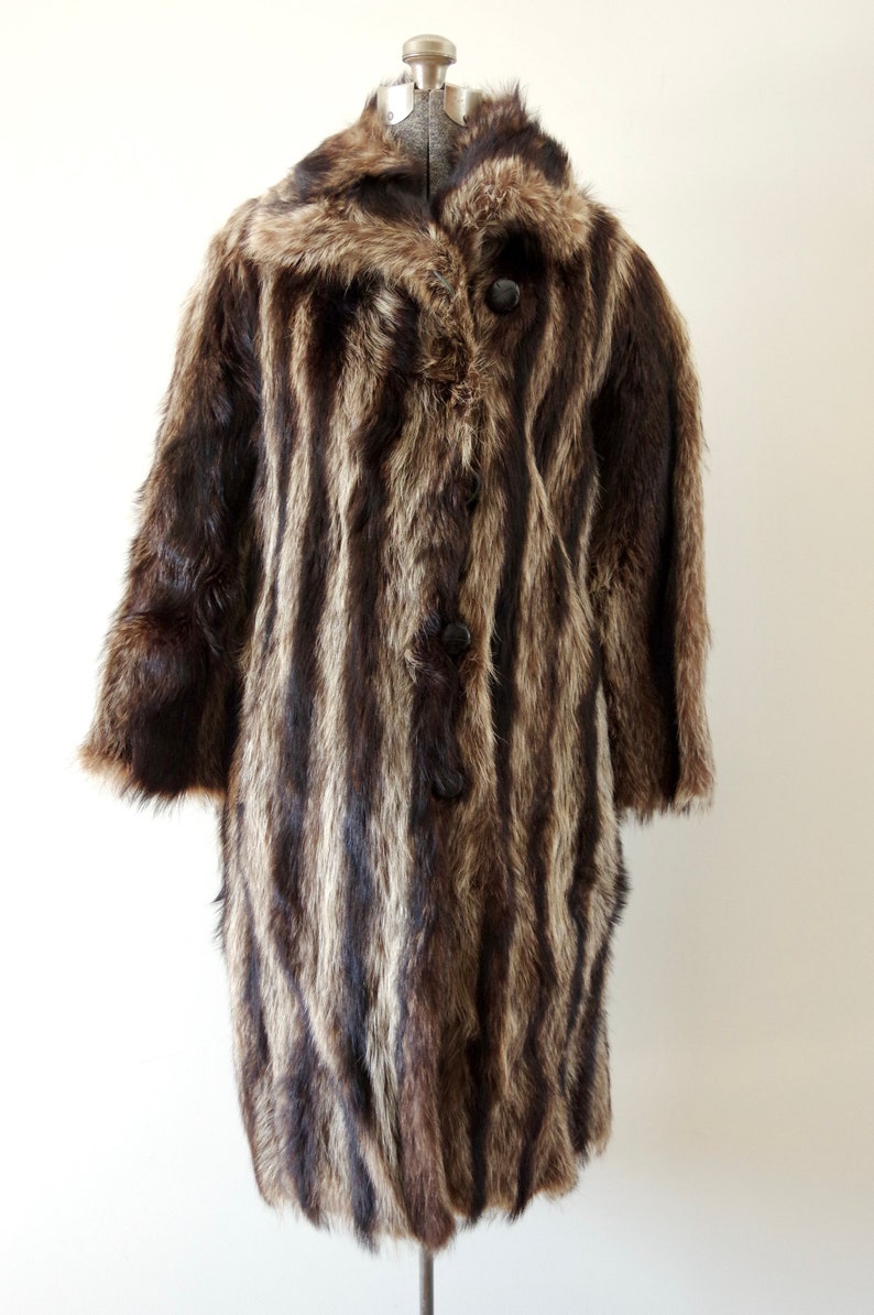 Vintage Furs by Al Zeller St. Johnsbury, VT Raccoon Fur Coat Etsy