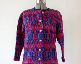 Original Iceland From Jersey Modeller of Sweden Blue Red