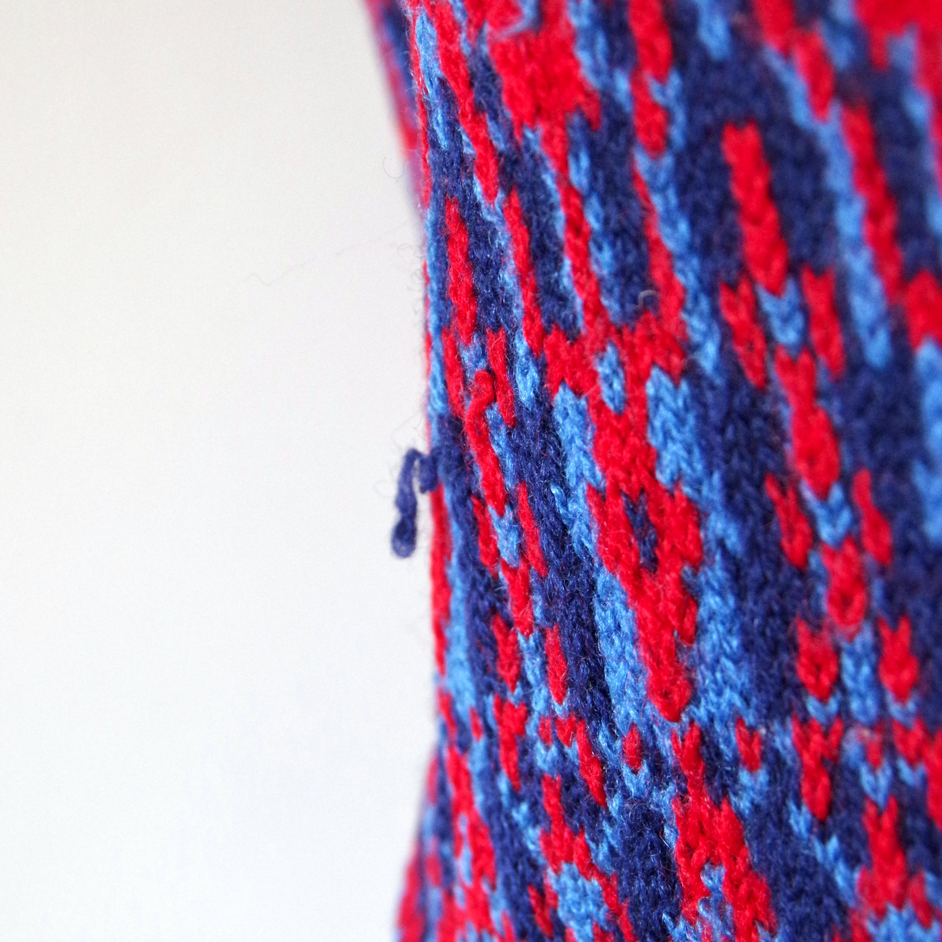 Original Iceland From Jersey Modeller of Sweden Blue Red