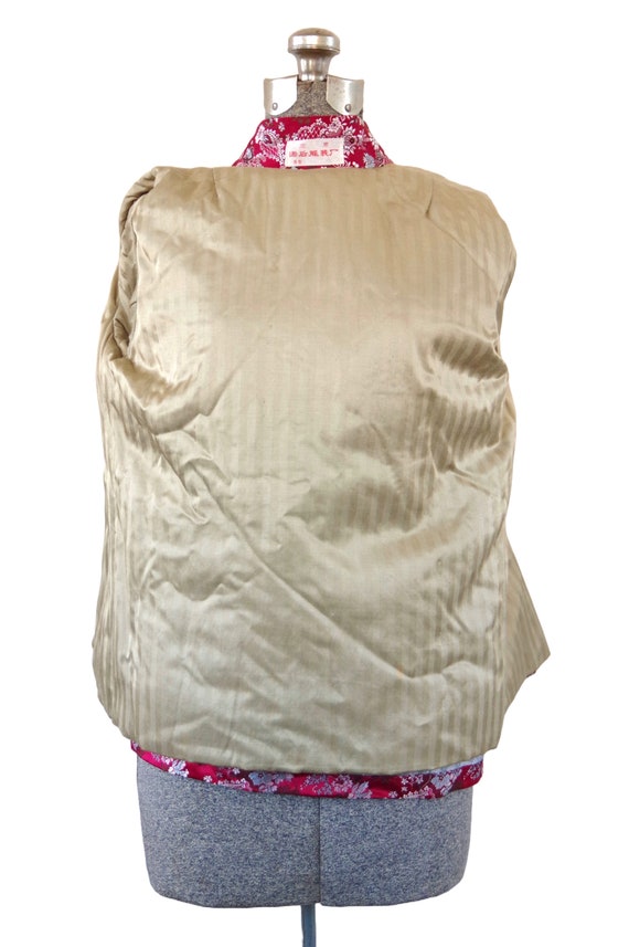 Traditional Chinese Padded Jacket Pink Silk Asian… - image 7