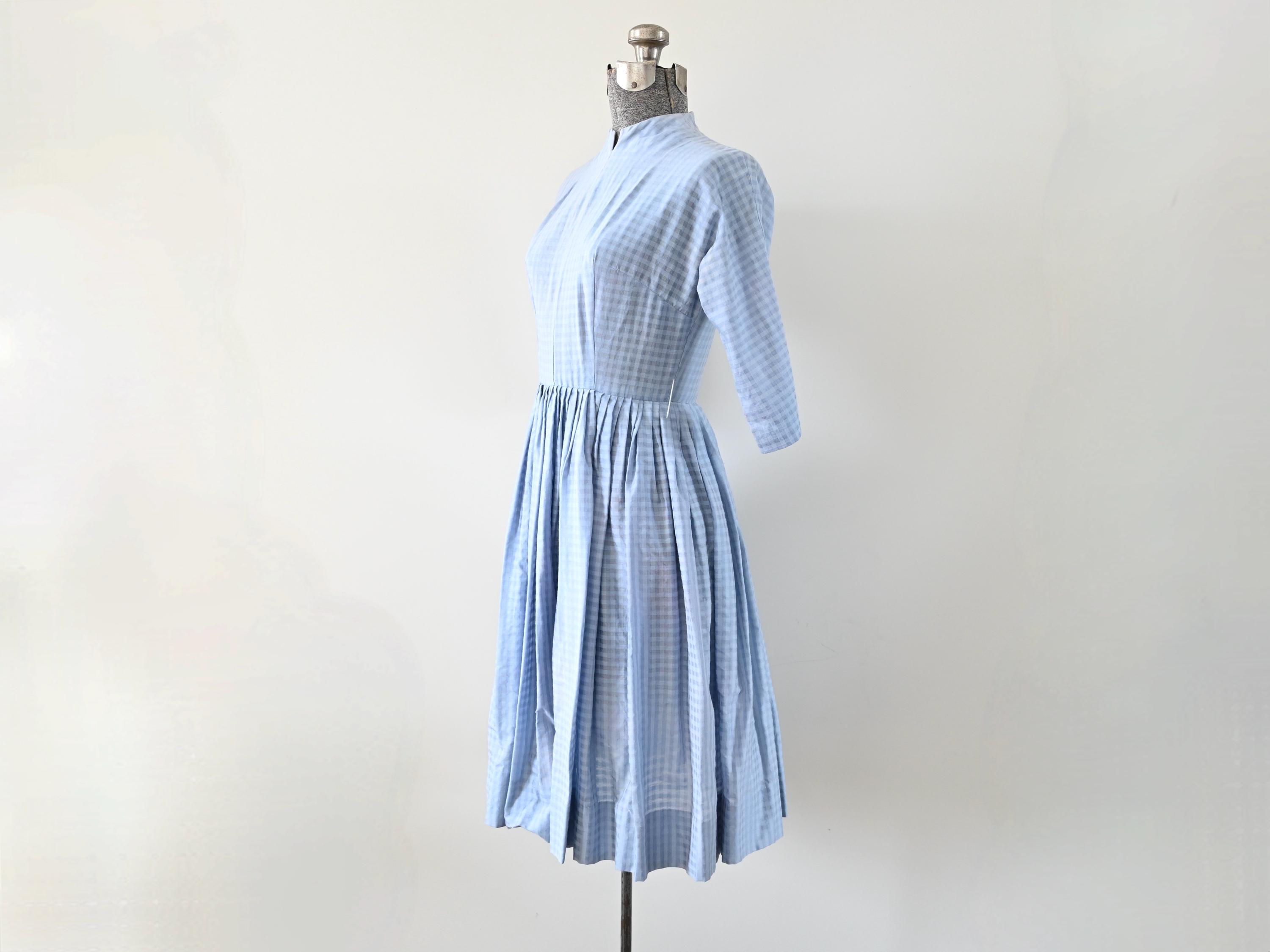 green emerald velvet dress Mirabelle Dress in Dark Blue Gingham  Of Her Own Kind