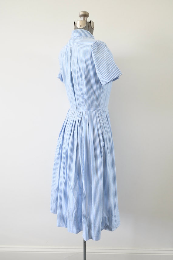 1950s Tailored by Nan Buntly New York Blue White … - image 9