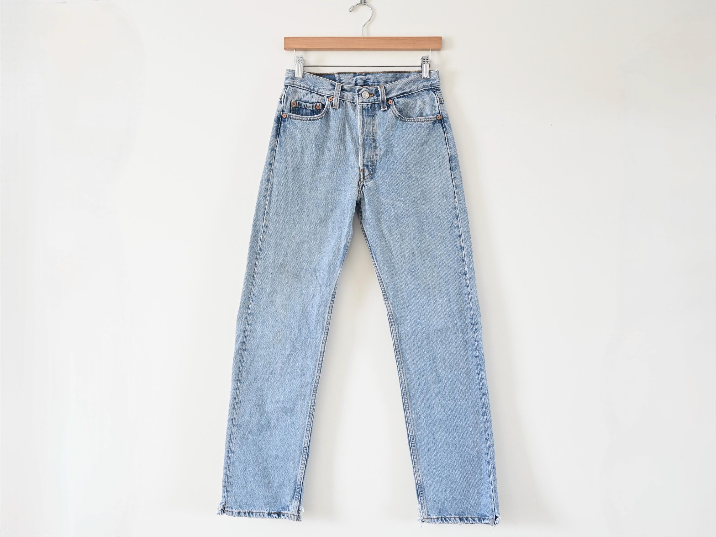 LEVI'S 501 Jeans Men's W36/L32 Straight Fit Whiskers Faded