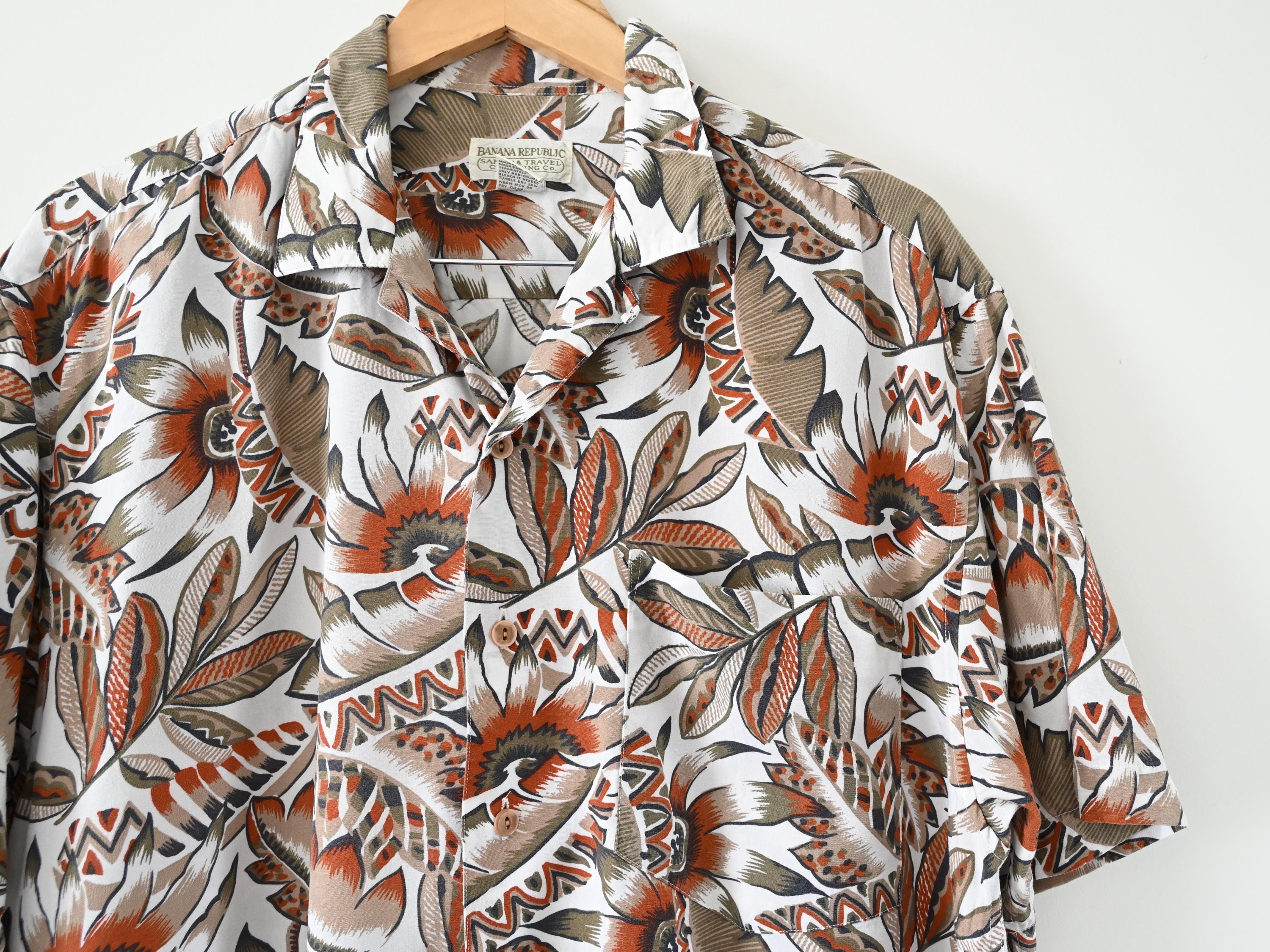 1980s Banana Republic Safari & Travel Clothing Co Tropical