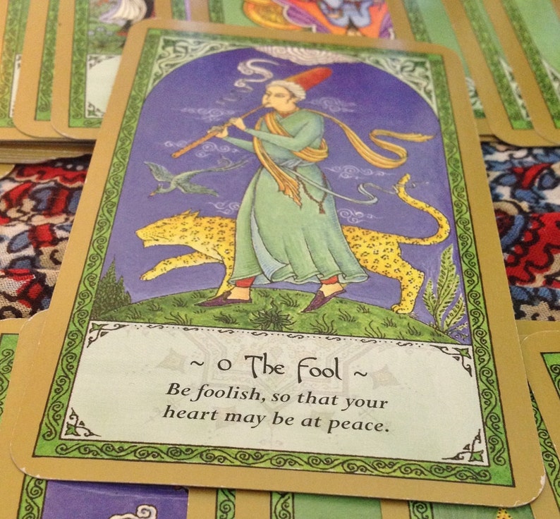 The Rumi Tarot One Tarot Card Reading Etsy