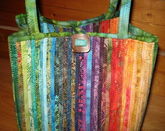 Large Handmade Tote Bag Purse - Unique - Available for Custom Order