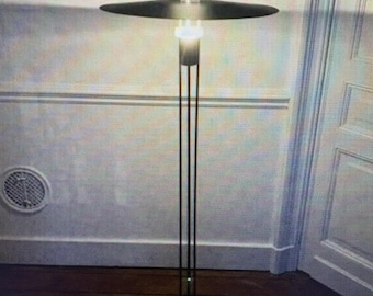 Vintage Benny Frandsen "3-Line" Floor Lamp (1988) – Rare Danish Modern Design. 135 cm high/50 cm diameter