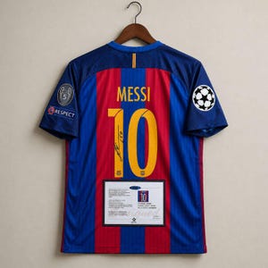 Retro Messi Jersey Barcelona - Etsy