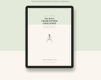 30-Tage-Fitness-Challenge im Sitzen | Sanfte Workouts im Sitzen, ohne Geräte (Digitaler Download)