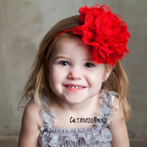 15 % Rabatt, Baby Stirnband, Baby Girl Flower Stirnband, Baby Haarreif mit lila Blume, Kleinkinder Stirnband, Blume-Stirnb&auml;nder, Baby Girl Bow, Baby Bow