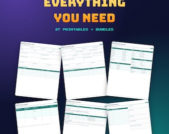 The Everything Bundle  27 Nurse Printables, by NurseBrainCo