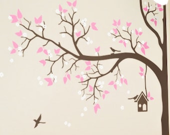 Tree Wall Decal Nursery Wall Decoration Tree Wall Sticker - Etsy