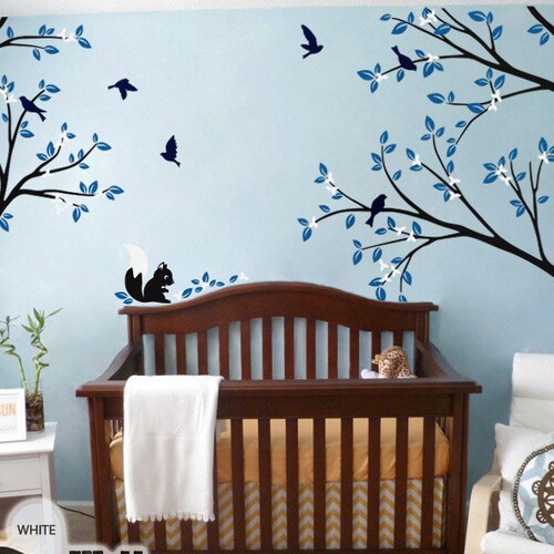 Tree Wall Decal Nursery Wall Decoration Tree Wall Sticker Etsy Canada