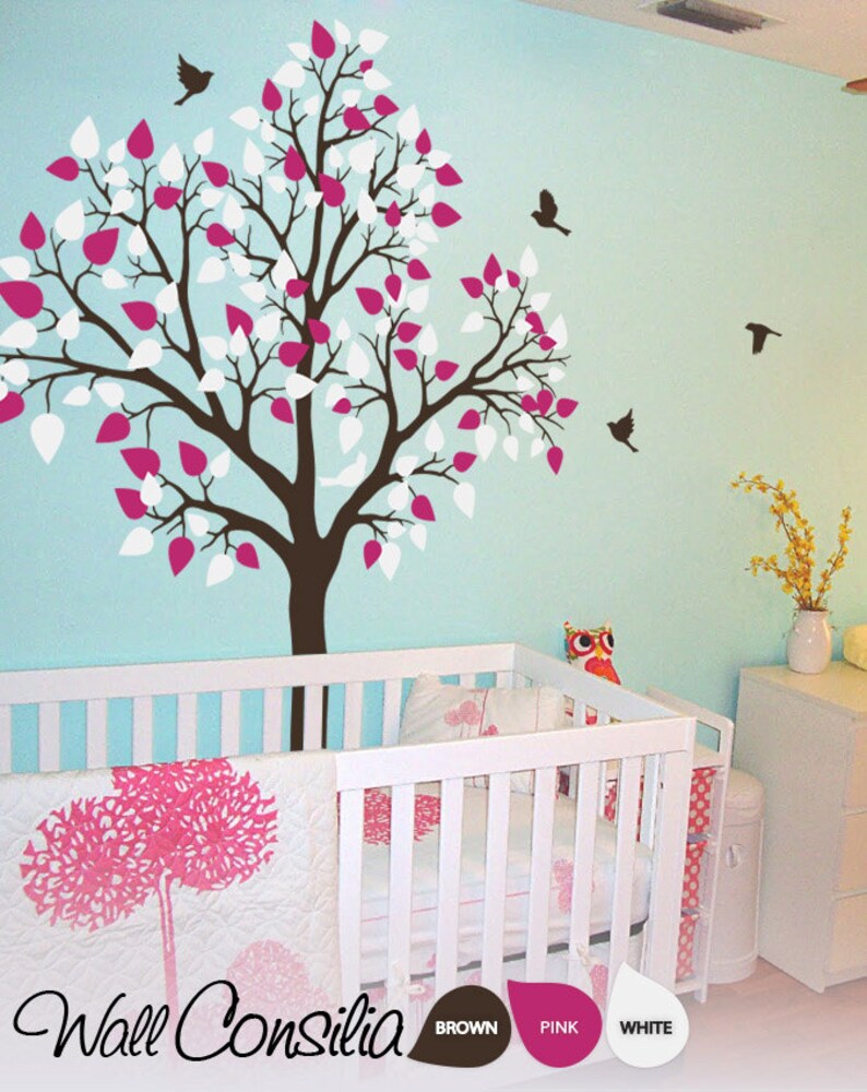Baby Nursery Tree Wall Decal Wall Sticker Tree Wall Decal Etsy
