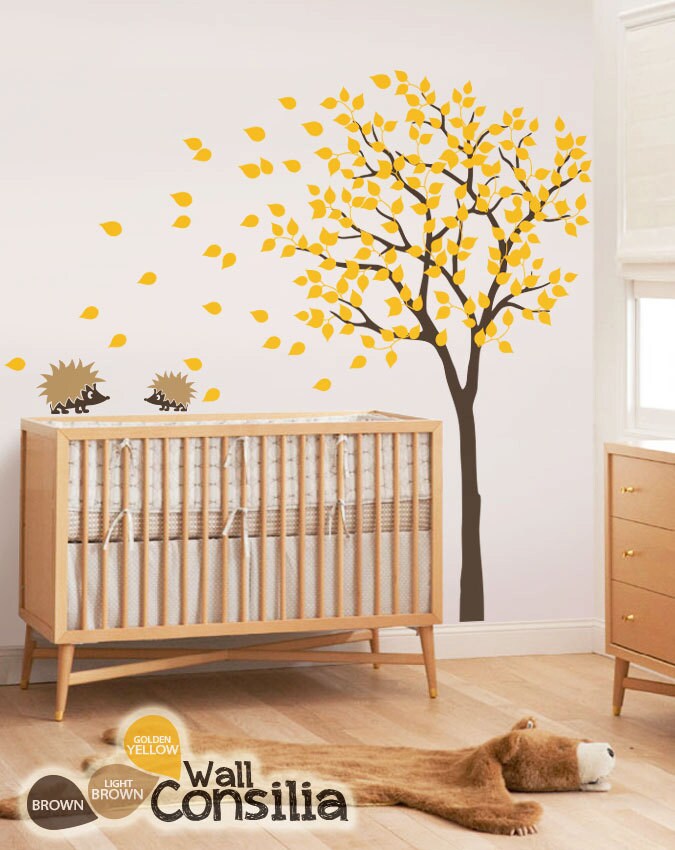 Baby Nursery Wall Decals Tree Wall Decal Tree Decal Etsy