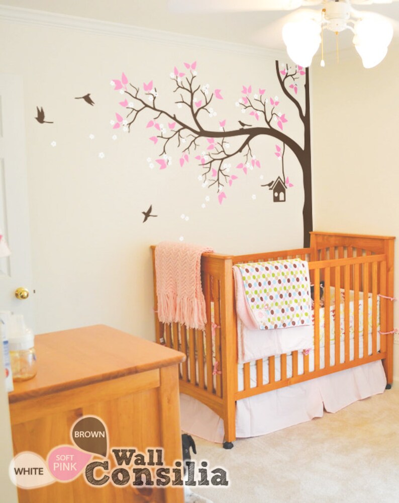 Nursery Tree Wall Decal Decoration Large Tree Wall Sticker Etsy