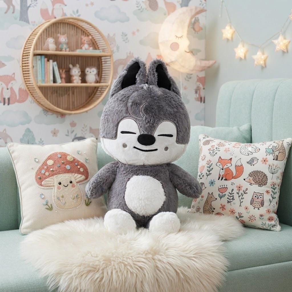 バンチャン　wolfchan クッション Wolf Chan Pillow - Etsy
