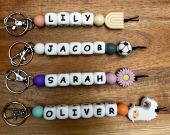 Custom Name Keychain/Bookbag charm - personalized