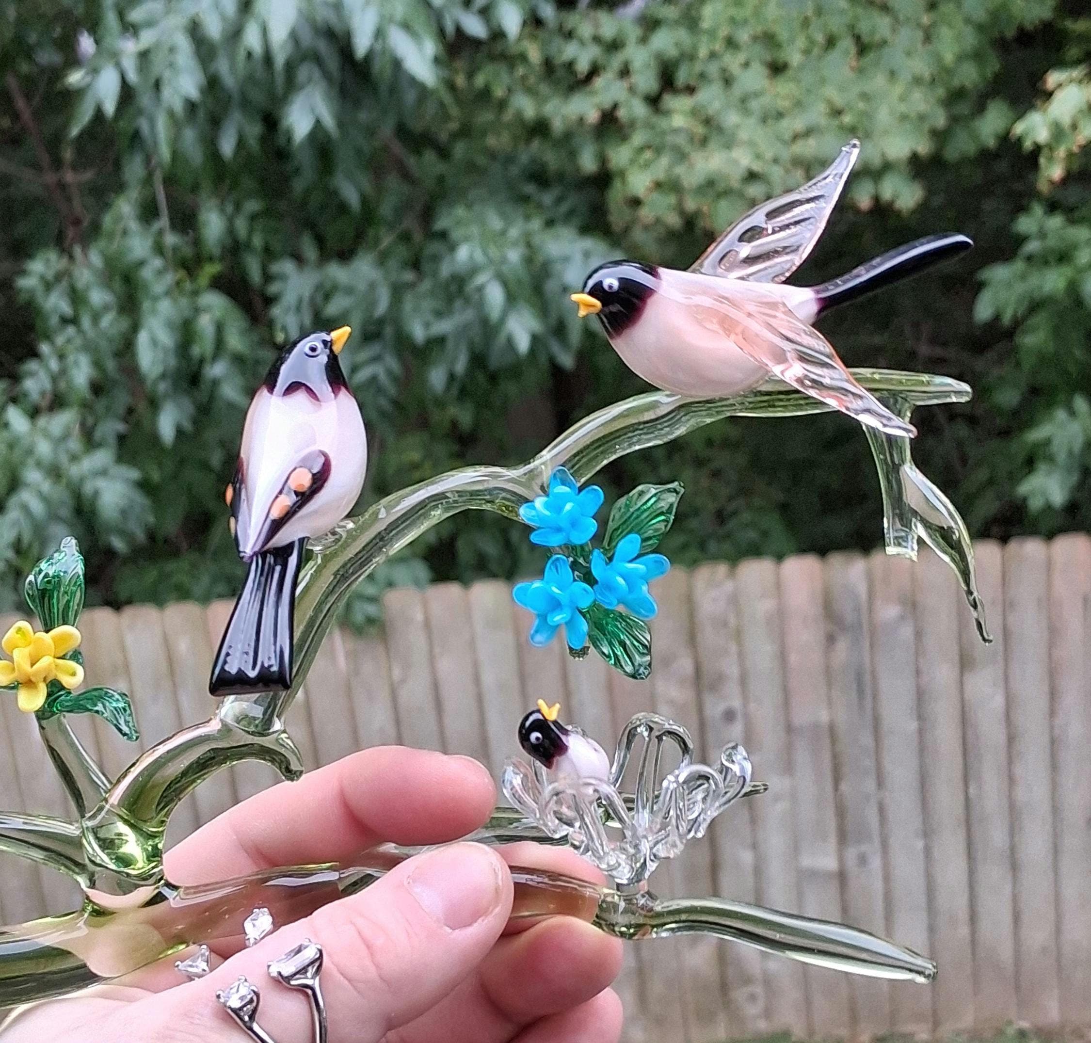 Murano Glass Birds - Etsy