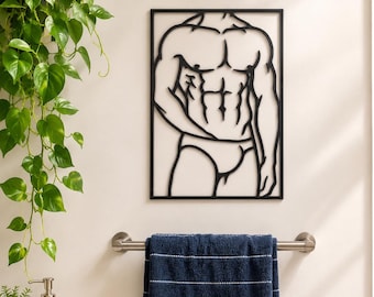 Bulge Muscular Male Wall Art