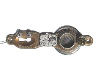 Decorative Silver & Brass Color Door Plate Wall Hanging / Unique Christmas Decoration / Ornament