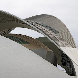 Valencia Opera House - Palau de les Arts Reina Sofia, Spain Color Photograph Building by Architect Calatrava