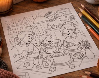 Malbuch für Kinder I Herbst I PDF Download für Kinder