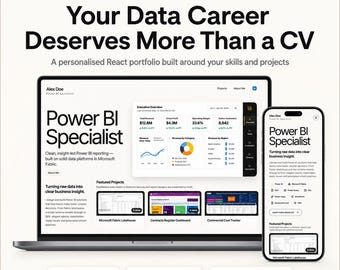 Custom React Data Analyst Portfolio | Modern Website for Power BI, SQL Projects