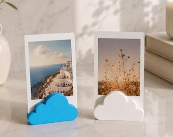 Cloud Photo Holder, Instax Mini Frame, Mini Photo Frame, Polaroid Mini Photo Stand, Instax Frame, Picture Holder, Photo Display Stand