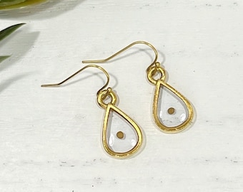 Real Mustard Seed Gold Earrings, Encouragement gift, Mustard Seed Jewelry, Faith Earring, Christian jewelry, Miscarriage gift, Inspirational