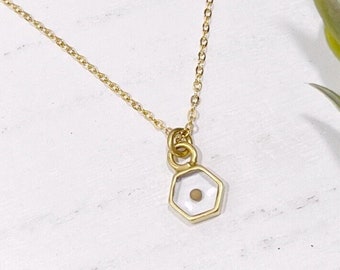 Real Mustard Seed Gold Necklace, Encouragement gift, Mustard Seed Jewelry, Faith Necklace, Christian Jewelry, Inspirational Gift for Her