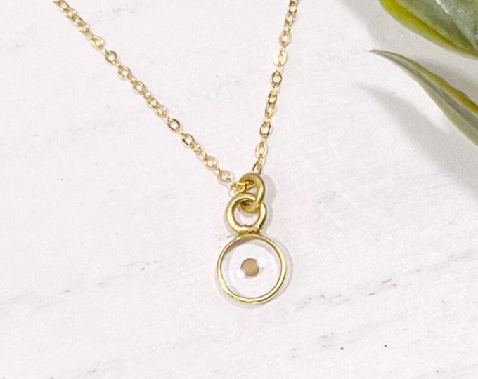 Real Mustard Seed Gold Necklace, Encouragement gift, Mustard Seed Jewelry, Faith Necklace, Christian Jewelry, Inspirational Gift for Her